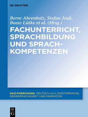 cover image of Fachunterricht, Sprachbildung und Sprachkompetenzen